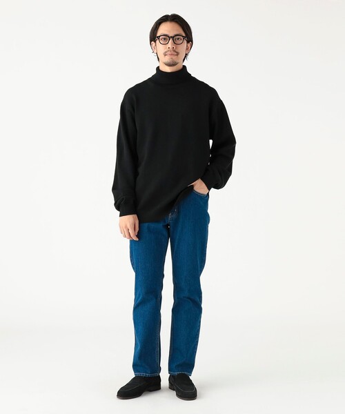 B:MING by BEAMS(ビーミングバイビームス)の「9ゲージ タートルネック ニット(ニット/セーター・メンズ・ブラック/グレー・LARGE/MEDIUM/SMALL)」の6枚目の写真