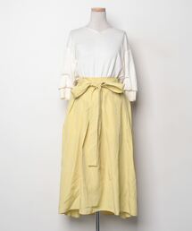 【新品】フレイアイディー FRAY I.D ワンピース　イエロー　Mサイズ フレイ アイディー FRAY I.D ヴィンテージフラワーワンピース