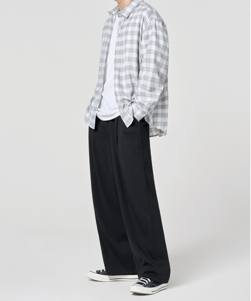 Vini（ヴィニ）の「【Vini】ワンタッチワイドスウェットパンツ（スウェットパンツ・レディース・グレー×ホワイト/ブラック/グレー系その他・X-LARGE/LARGE/MEDIUM/SMALL）」の8枚目の写真