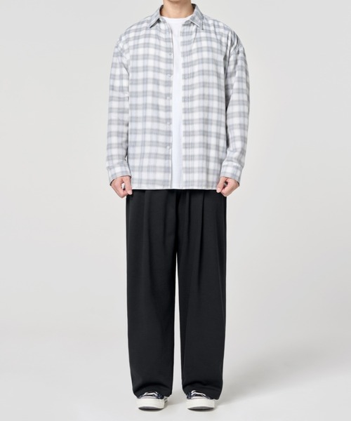 Vini（ヴィニ）の「【Vini】ワンタッチワイドスウェットパンツ（スウェットパンツ・レディース・グレー×ホワイト/ブラック/グレー系その他・X-LARGE/LARGE/MEDIUM/SMALL）」の6枚目の写真