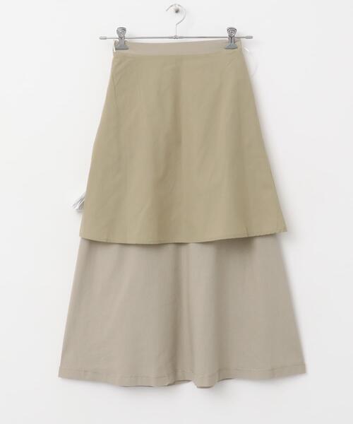 URBAN RESEARCH DOORS(アーバンリサーチドアーズ)の「麻混レーヨンフレアスカート(スカート・レディース・ベージュ/ブラック/ボルドー・MEDIUM)」の14枚目の写真