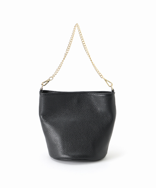 AULENTTI（オウレンティ）の「【AULENTTI/オウレンティ】チェーンレザーBAG（ショルダーバッグ・レディース・ブラック/ベージュ・FREE）」の17枚目の写真