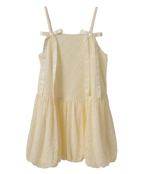 Candy Stripper(キャンディストリッパー)の「LACY BALLON MINI ワンピース(ワンピース・レディース・アイボリー/ブラック/グレー・FREE)」の1枚目の写真