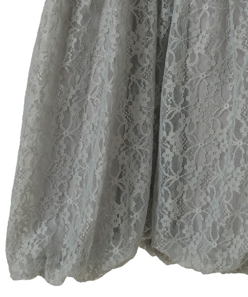 Candy Stripper(キャンディストリッパー)の「LACY BALLON MINI ワンピース(ワンピース・レディース・アイボリー/ブラック/グレー・FREE)」の5枚目の写真