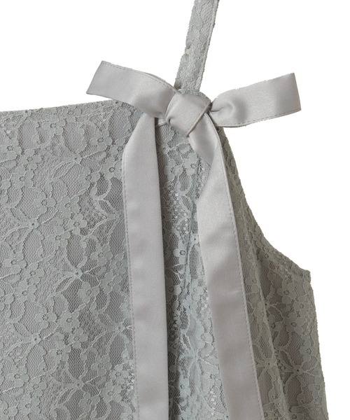 Candy Stripper(キャンディストリッパー)の「LACY BALLON MINI ワンピース(ワンピース・レディース・アイボリー/ブラック/グレー・FREE)」の8枚目の写真