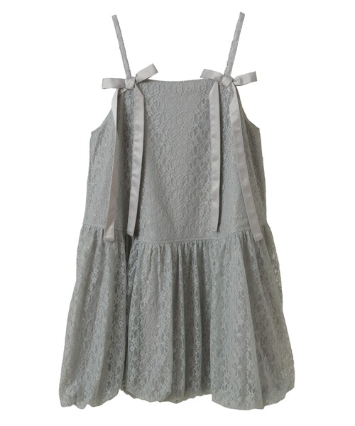 Candy Stripper(キャンディストリッパー)の「LACY BALLON MINI ワンピース(ワンピース・レディース・アイボリー/ブラック/グレー・FREE)」の9枚目の写真