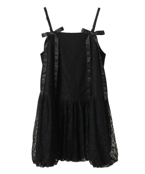 Candy Stripper(キャンディストリッパー)の「LACY BALLON MINI ワンピース(ワンピース・レディース・アイボリー/ブラック/グレー・FREE)」の10枚目の写真