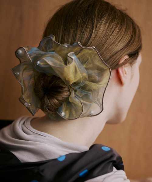 セール】【leinwande】Tulip Hair Ribbon（シュシュ）｜leinwande