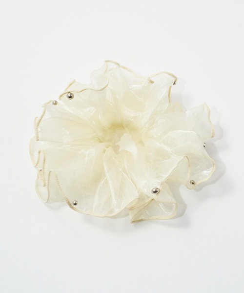 GOLDY（ゴールディ）の「スフィアー シアー ビッグ シュシュ（シュシュ・レディース・ブルー系1/ブルー系2/ブラック系1/ホワイト系1/ホワイト系2/ブラック系2・FREE）」の11枚目の写真