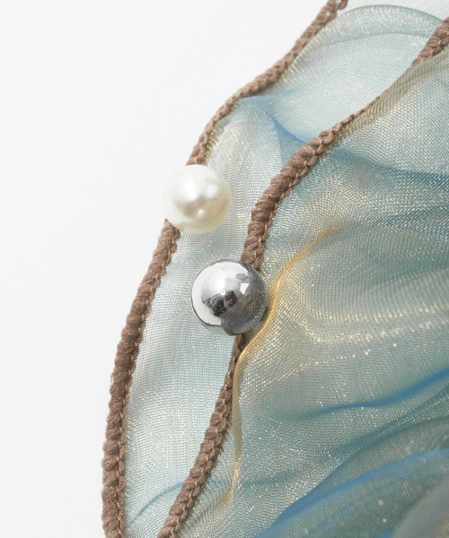 GOLDY（ゴールディ）の「スフィアー シアー ビッグ シュシュ（シュシュ・レディース・ブルー系1/ブルー系2/ブラック系1/ホワイト系1/ホワイト系2/ブラック系2・FREE）」の20枚目の写真