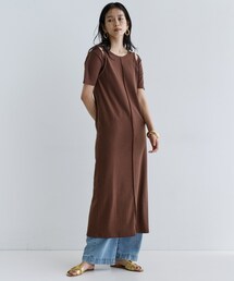 GALLEST | 【一部店舗限定】リブカットソーワンピース(ワンピース)