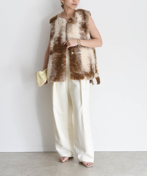 グラデーションファーベスト（ベスト）｜Eimee Law（エイミーロウ）の