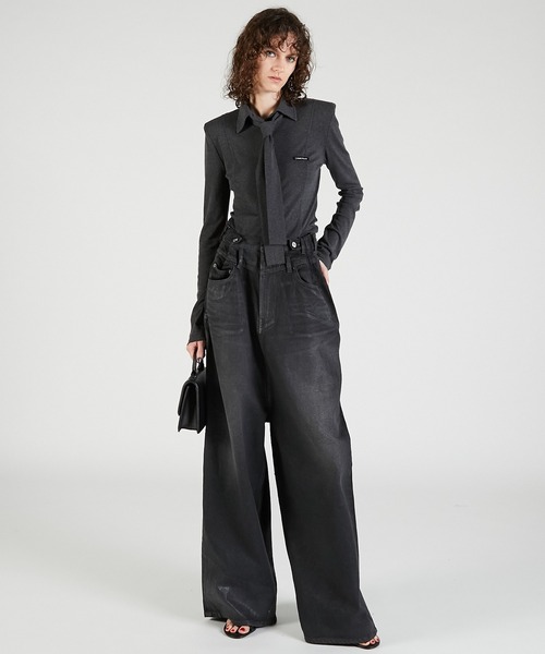 PRANK PROJECT（プランクプロジェクト）の「ルーズロークロッチデニム / Loose Rocker Denim（デニムパンツ・レディース・ブルー/ブラック・36/38）」の11枚目の写真