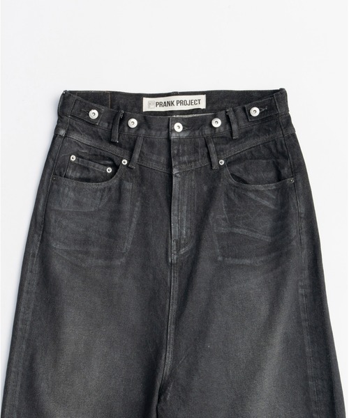 PRANK PROJECT（プランクプロジェクト）の「ルーズロークロッチデニム / Loose Rocker Denim（デニムパンツ・レディース・ブルー/ブラック・36/38）」の15枚目の写真