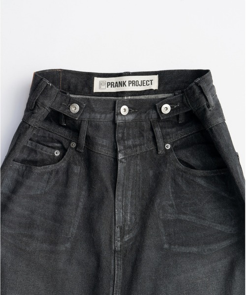 PRANK PROJECT（プランクプロジェクト）の「ルーズロークロッチデニム / Loose Rocker Denim（デニムパンツ・レディース・ブルー/ブラック・36/38）」の16枚目の写真