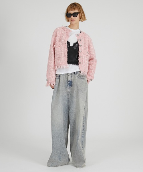 PRANK PROJECT(プランクプロジェクト)の「ルーズロークロッチデニム / Loose Rocker Denim(デニムパンツ・レディース・ブルー/ブラック・36/38)」の21枚目の写真