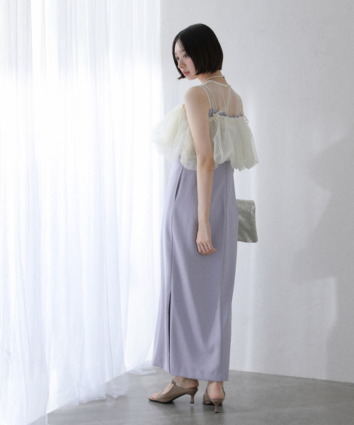 La TOTALITE(ラトータリテ)の「バルーンドレス(ドレス・レディース・サックスブルー・FREE)」の3枚目の写真