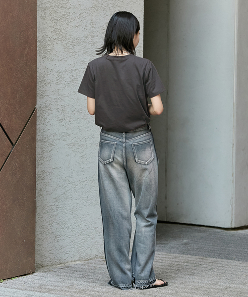 JOURNAL STANDARD（ジャーナルスタンダード）の「《WEB限定追加4》VERDANT Tシャツ（Tシャツ/カットソー・レディース・シルバー/ブラック系その他/ホワイト・FREE）」の11枚目の写真