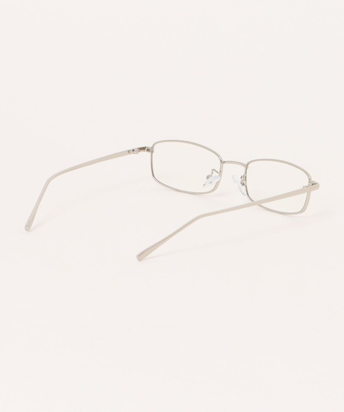 jouetie（ジュエティ）の「スクエアフレームグラス（メガネ・レディース・ゴールド/シルバー・FREE）」の5枚目の写真