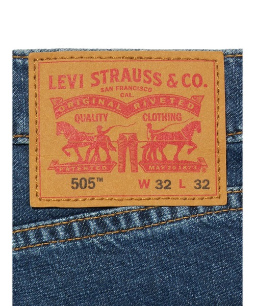 Levi's(リーバイス)の「Levi's/リーバイス 505(TM) レギュラーフィットジーンズ(デニムパンツ・メンズ・インディゴブルー・W28 L32/W29 L32/W30 L32/W31 L32/W32 L32/W33 L32/W34 L32/W36 L32)」の10枚目の写真