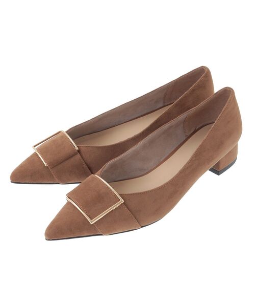 YECCA VECCA（イェッカヴェッカ）の「バックルローヒールパンプス（パンプス・レディース・ブラック/ベージュ/キャメル・22.5cm/23.5cm/24.5cm）」の16枚目の写真