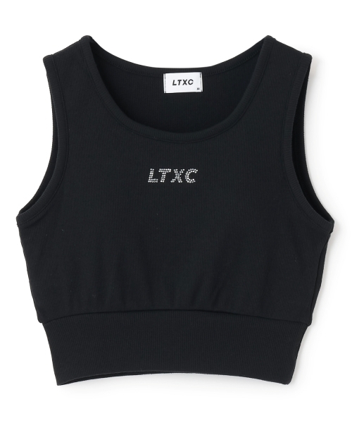 LTXC】【接触冷感/ひんやり】柄/無地短丈タンクトップ（タンクトップ