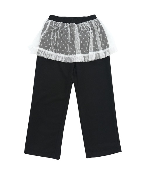 Bee des Bee（ビーデスビー）の「チュールスウェットパンツ（スウェットパンツ・キッズ・杢グレー/ブラック・100cm/110cm/120cm/130cm/140cm/150cm）」の11枚目の写真