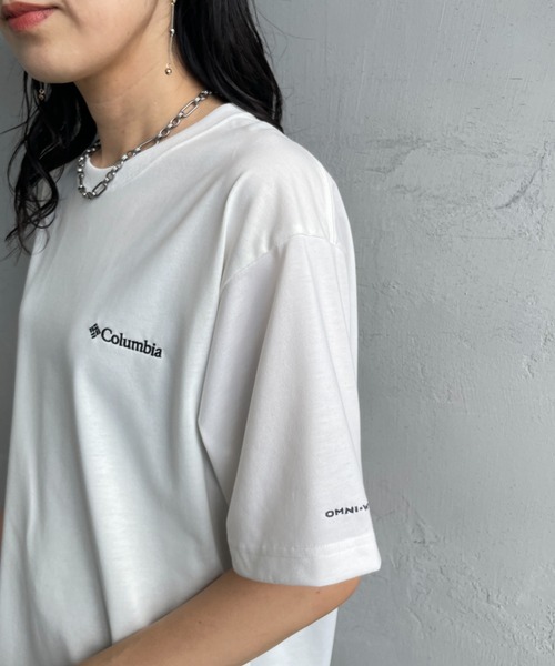 Columbia（コロンビア）の「【WEB限定】[Columbia/コロンビア] URBAN HIKE バックプリントTシャツ（Tシャツ/カットソー・レディース・ホワイト/ネイビー/ブルー/ブラック・M/L）」の20枚目の写真