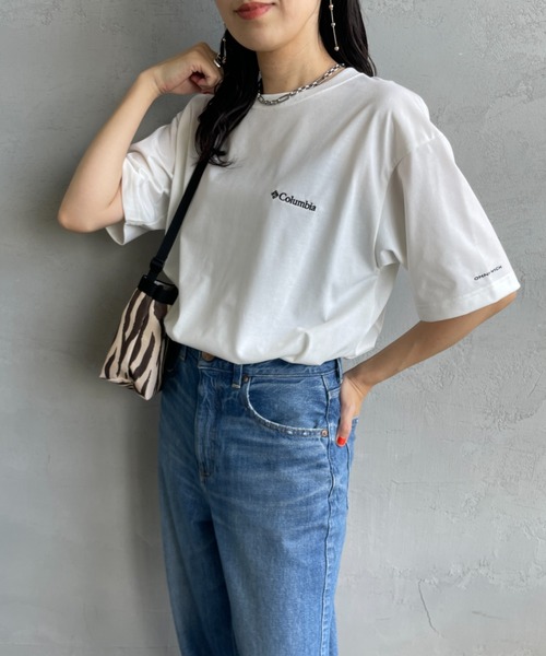 Columbia（コロンビア）の「【WEB限定】[Columbia/コロンビア] URBAN HIKE バックプリントTシャツ（Tシャツ/カットソー・レディース・ホワイト/ネイビー/ブルー/ブラック・M/L）」の13枚目の写真