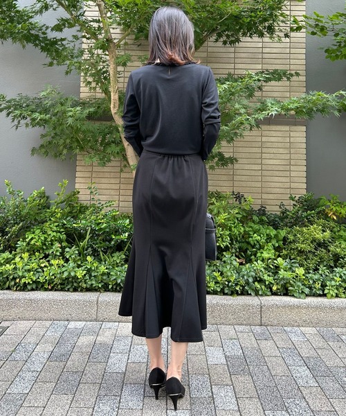 etre pret（エトレプレ）の「胸元フリル長袖ニット（Tシャツ/カットソー・レディース・ホワイト/グレー/ブラック・5号/7号/9号/11号/13号）」の17枚目の写真