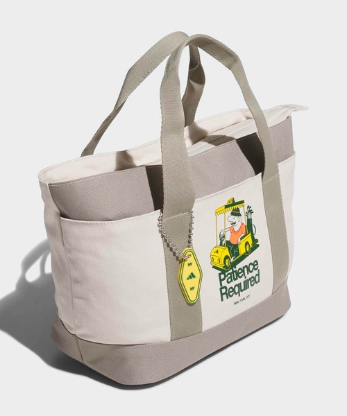 adidas（アディダス）の「チップ カート トート バッグ【adidas Golf/アディダスゴルフ】（トートバッグ・メンズ・ホワイト×ネイビー/ホワイト×グレー・FREE）」の4枚目の写真