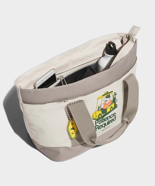 adidas（アディダス）の「チップ カート トート バッグ【adidas Golf/アディダスゴルフ】（トートバッグ・メンズ・ホワイト×ネイビー/ホワイト×グレー・FREE）」の5枚目の写真