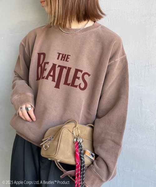 GOOD ROCK SPEED（グッドロックスピード）の「[GOOD ROCK SPEED/グッドロックスピード] 別注 THE BEATLES フロッキープリントスウェット（スウェット・レディース・ブラウン・M/L/XL）」の14枚目の写真