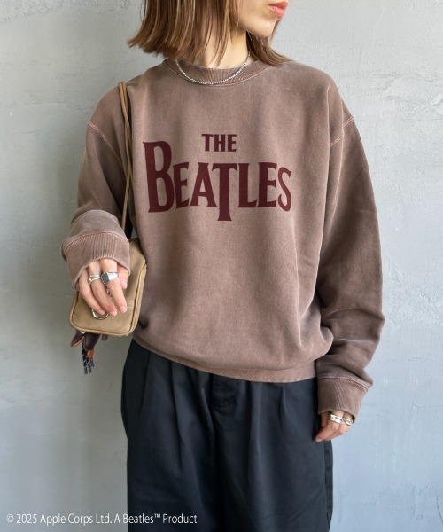 GOOD ROCK SPEED（グッドロックスピード）の「[GOOD ROCK SPEED/グッドロックスピード] 別注 THE BEATLES フロッキープリントスウェット（スウェット・レディース・ブラウン・M/L/XL）」の15枚目の写真