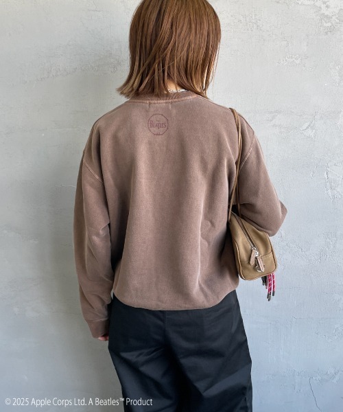 GOOD ROCK SPEED（グッドロックスピード）の「[GOOD ROCK SPEED/グッドロックスピード] 別注 THE BEATLES フロッキープリントスウェット（スウェット・レディース・ブラウン・M/L/XL）」の17枚目の写真