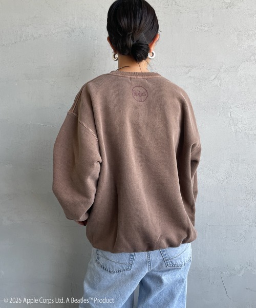 GOOD ROCK SPEED（グッドロックスピード）の「[GOOD ROCK SPEED/グッドロックスピード] 別注 THE BEATLES フロッキープリントスウェット（スウェット・レディース・ブラウン・M/L/XL）」の7枚目の写真