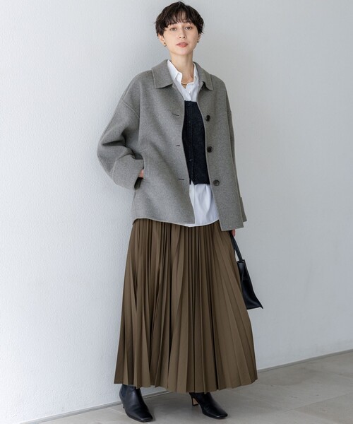 23区(ニジュウサンク)の「CANCLINI ベーシック シャツ(シャツ/ブラウス・レディース・ブラウン系1/ホワイト系/ブルー系1/ピンク系1・40/38/36)」の15枚目の写真