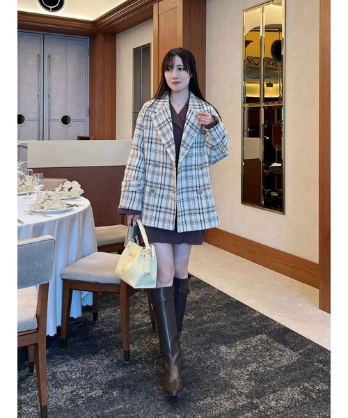 MERCURYDUO（マーキュリーデュオ）の「ベルテッドロングブーツ（ブーツ・レディース・ブラック/レッド/ブラウン・36/38）」の15枚目の写真