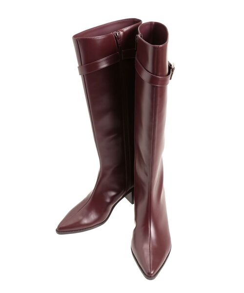 MERCURYDUO（マーキュリーデュオ）の「ベルテッドロングブーツ（ブーツ・レディース・ブラック/レッド/ブラウン・36/38）」の22枚目の写真