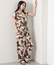 Liyoca（リヨカ）の「カスレ花柄オールインワン（ワンピース）」