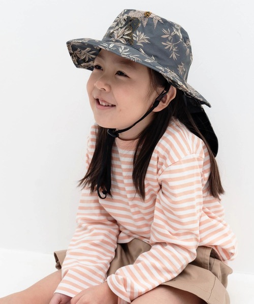KiU（キウ）の「KiU/キウ　KIDS SUNSHSDE HAT（ハット・キッズ・ブラック系その他3/ブルー系その他/その他1/その他5・FREE）」の9枚目の写真