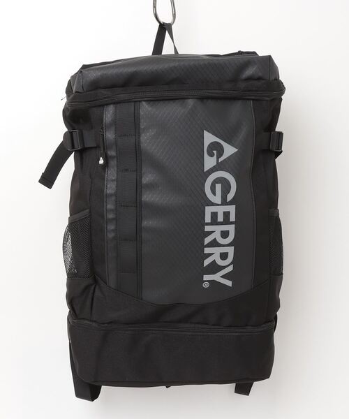 GERRY(ジェリー)の「GERRY ジェリー バックパック 撥水レインカバー付き 大容量リュック(バックパック/リュック・メンズ・ブラック/シルバー・ONE SIZE)」の10枚目の写真