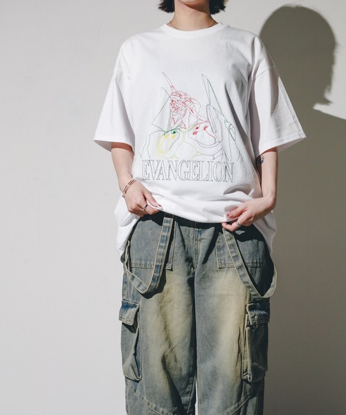 FRUIT OF THE LOOM(フルーツオブザルーム)の「/EVANGELION x FRUIT OF THE LOOM/6oz 刺繍 T(Tシャツ/カットソー・メンズ・ブラック系その他/ブラック/ホワイト系その他/ホワイト・X-LARGE)」の10枚目の写真