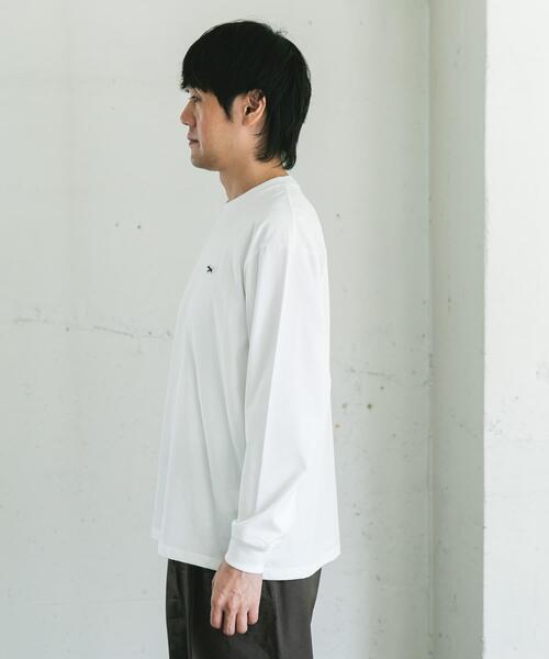 URBAN RESEARCH DOORS(アーバンリサーチドアーズ)の「『別注』PENNEYS×DOORS THE FOX 天竺ロングスリーブTシャツ(Tシャツ/カットソー・メンズ・ホワイト/ブラック系その他/チャコールグレー・MEDIUM/LARGE)」の17枚目の写真