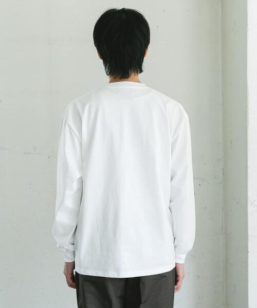 URBAN RESEARCH DOORS(アーバンリサーチドアーズ)の「『別注』PENNEYS×DOORS THE FOX 天竺ロングスリーブTシャツ(Tシャツ/カットソー・メンズ・ホワイト/ブラック系その他/チャコールグレー・MEDIUM/LARGE)」の16枚目の写真