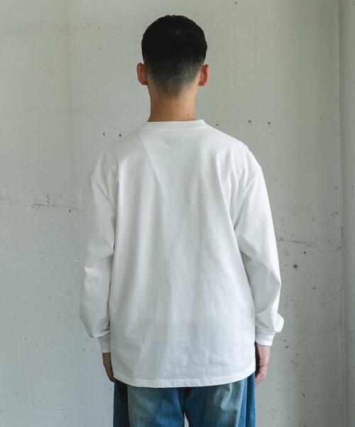 URBAN RESEARCH DOORS(アーバンリサーチドアーズ)の「『別注』PENNEYS×DOORS THE FOX 天竺ロングスリーブTシャツ(Tシャツ/カットソー・メンズ・ホワイト/ブラック系その他/チャコールグレー・MEDIUM/LARGE)」の13枚目の写真