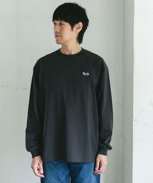 as\"on PONY STRIPE KNIT black 韓国 セール】『別注』PENNEYS×DOORS THE FOX 天竺ロングスリーブTシャツ（T