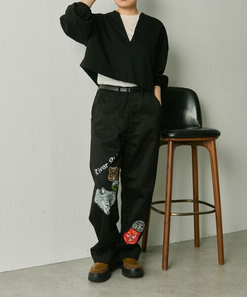セール】【Work of art Kendai×SUM1 STYLE】別注ワッペンパンツ