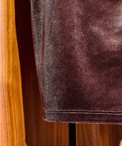 ROSE BUD（ローズバッド）の「VELOUR CUP CAMISOLE（キャミソール・レディース・ブラック/オフホワイト/ネイビー/ブラウン・ONE SIZE）」の8枚目の写真