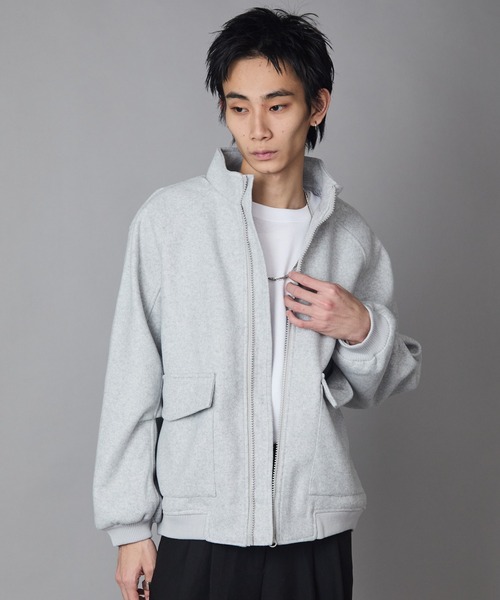 Theater code(シアターコード)の「Basic Flap Pocket Blouson / ベーシック フラップポケット付き スウェット ブルゾン 秋 秋服メンズ 2026年秋冬 冬服(ブルゾン・メンズ・アッシュ/チャコール・M/L)」の12枚目の写真